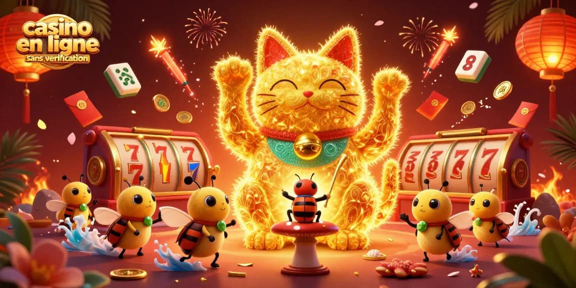 Jouez dans un casino en ligne sans vérification et découvrez des gains instantanés avec un chat porte-bonheur.