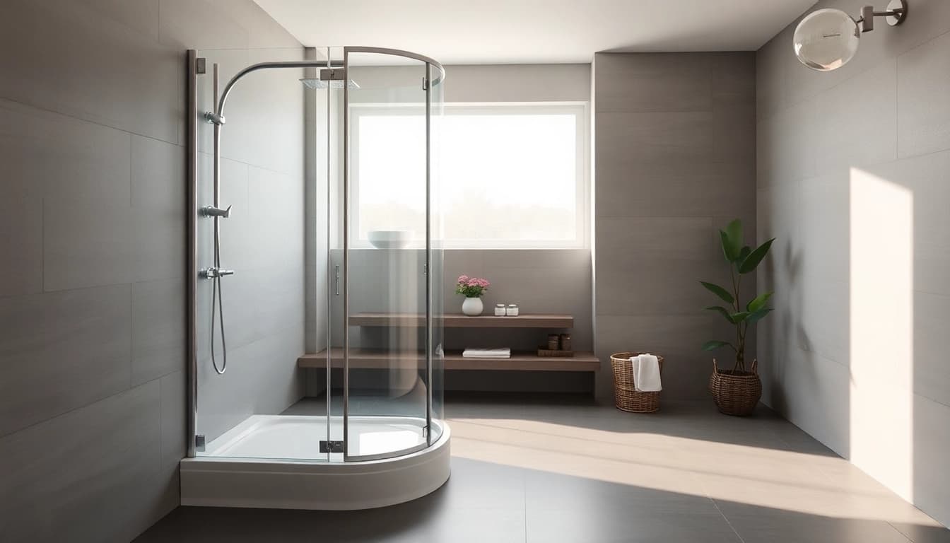 Die duschkabine 100x100 bietet elegantes Design und Komfort in Ihrem modernen Badezimmer.