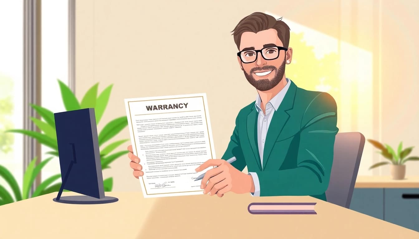 Learn why should I choose Pretzel over other warranty providers with this confident customer signing a warranty.