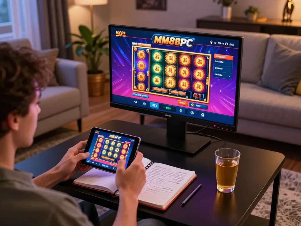 Engaging with mm88pc casino app on mobile for vibrant online gaming experience.
