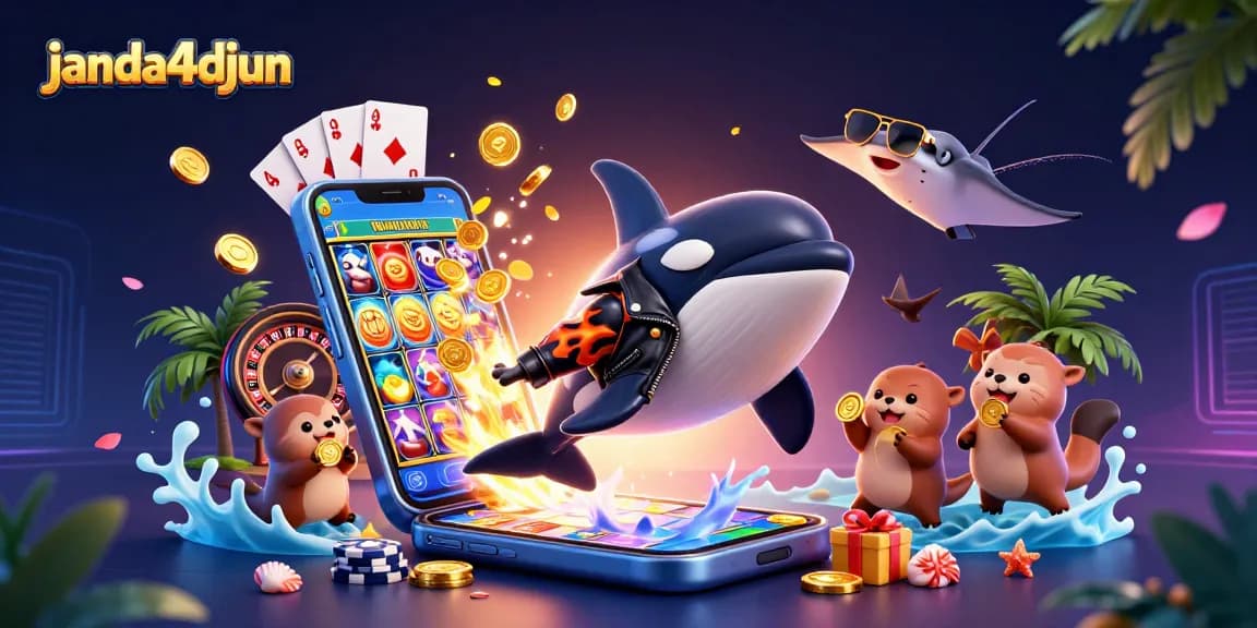 janda4djun melakukan taruhan dengan interaksi orca, stingray, dan berang-berang di dunia casino