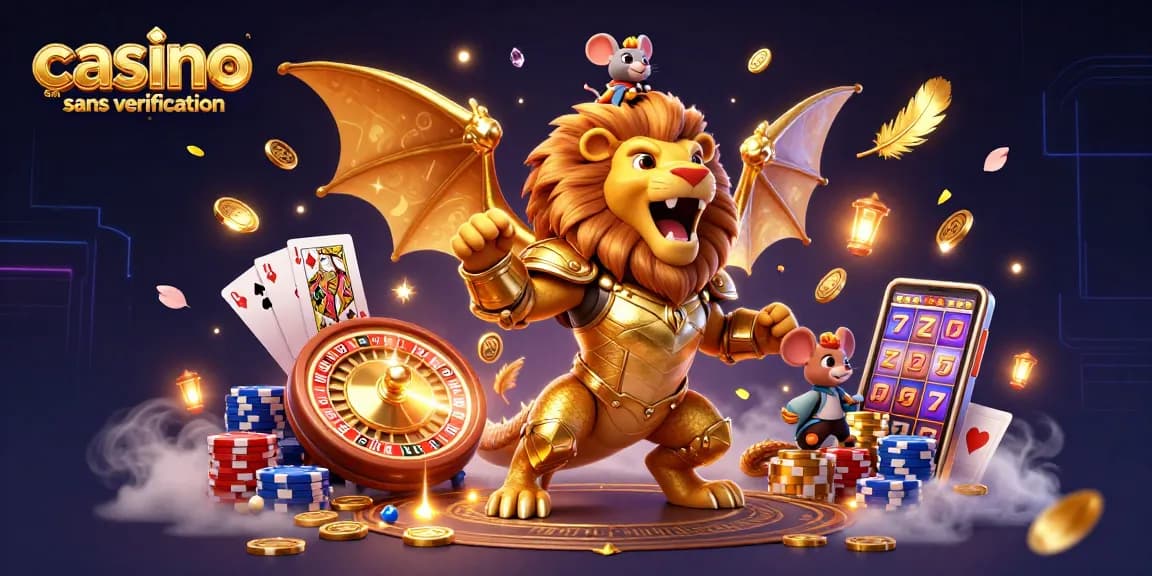 Jouez dans un casino en ligne sans vérification avec des bonus attractifs et une expérience immersive.
