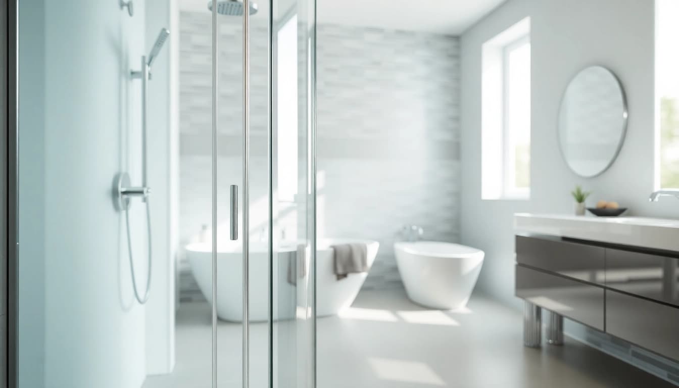Erleben Sie die elegante sonni Duschkabine in einem modernen Badezimmer-Design.