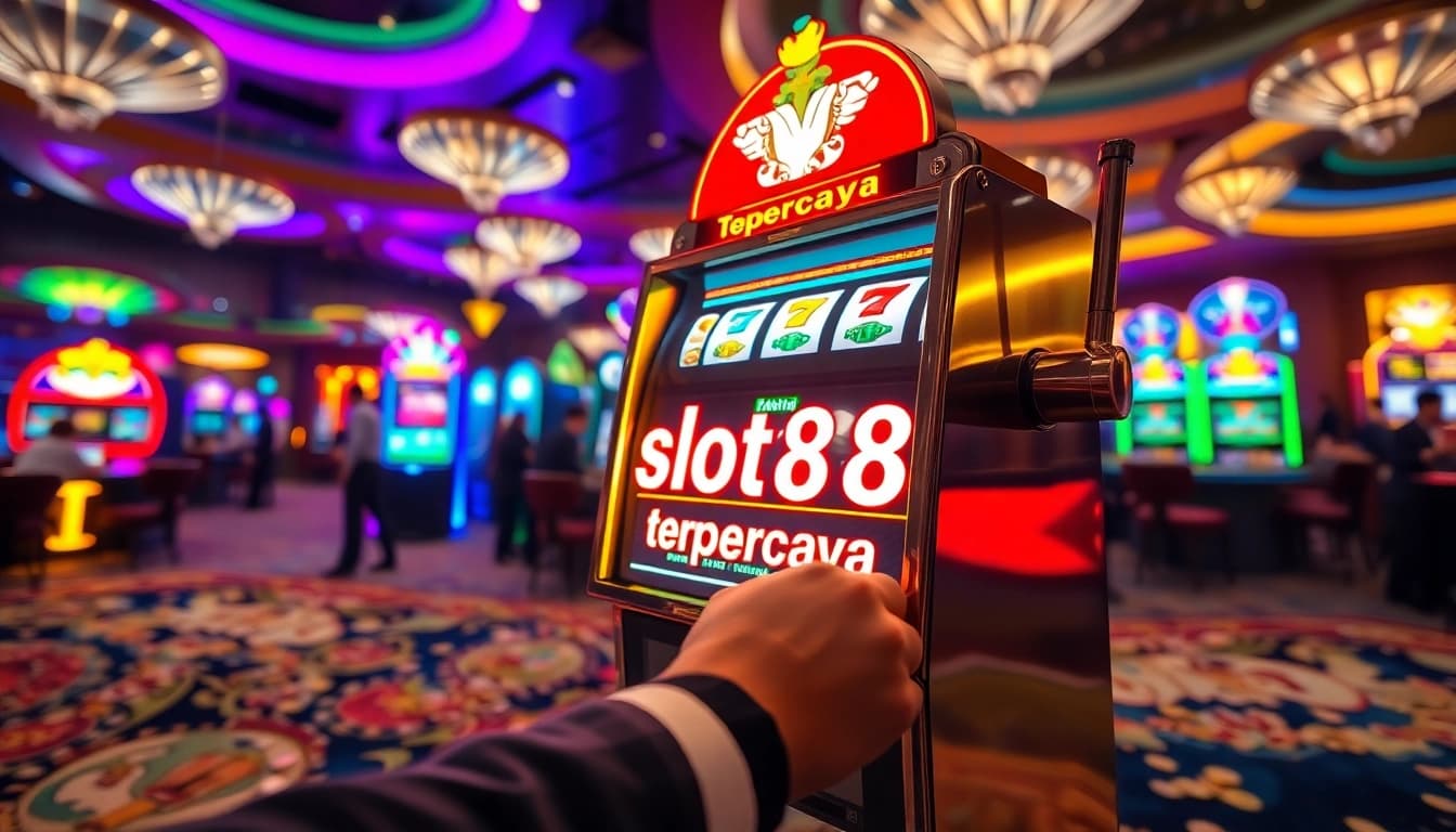 Mengguncang keberuntungan di slot88 terpercaya dengan mesin slot yang bersinar.