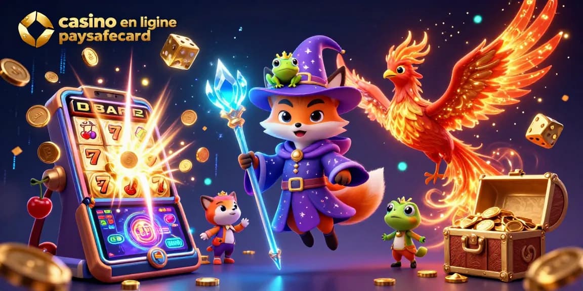 Profitez d'un casino en ligne paysafecard avec un grand tirage de jackpots et d'éléments de jeux fascinants.