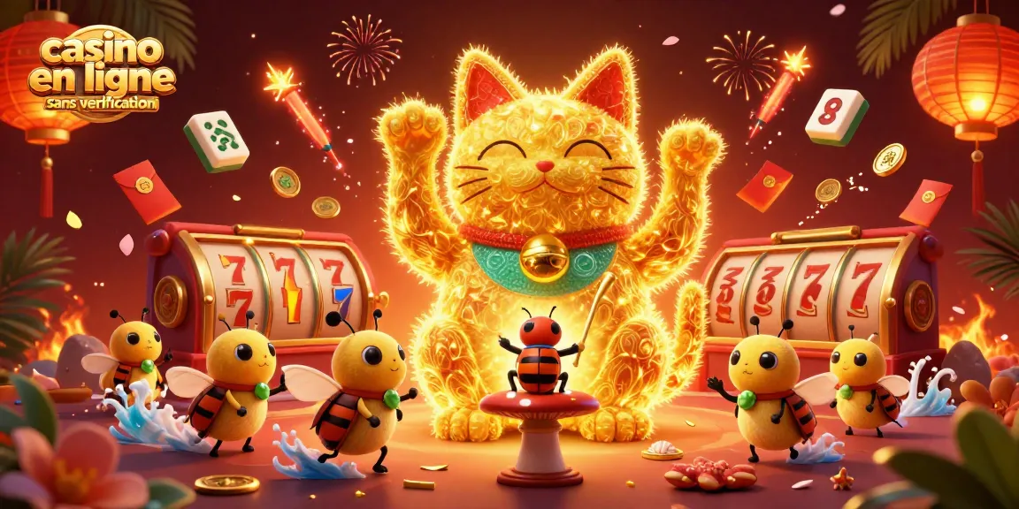 Jouez dans un casino en ligne sans vérification et découvrez des gains instantanés avec un chat porte-bonheur.