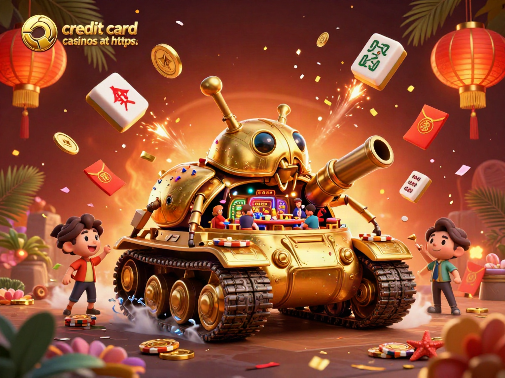 Engage in thrilling credit card casinos at https: with a vibrant 3D scene of a golden beetle casino tank!