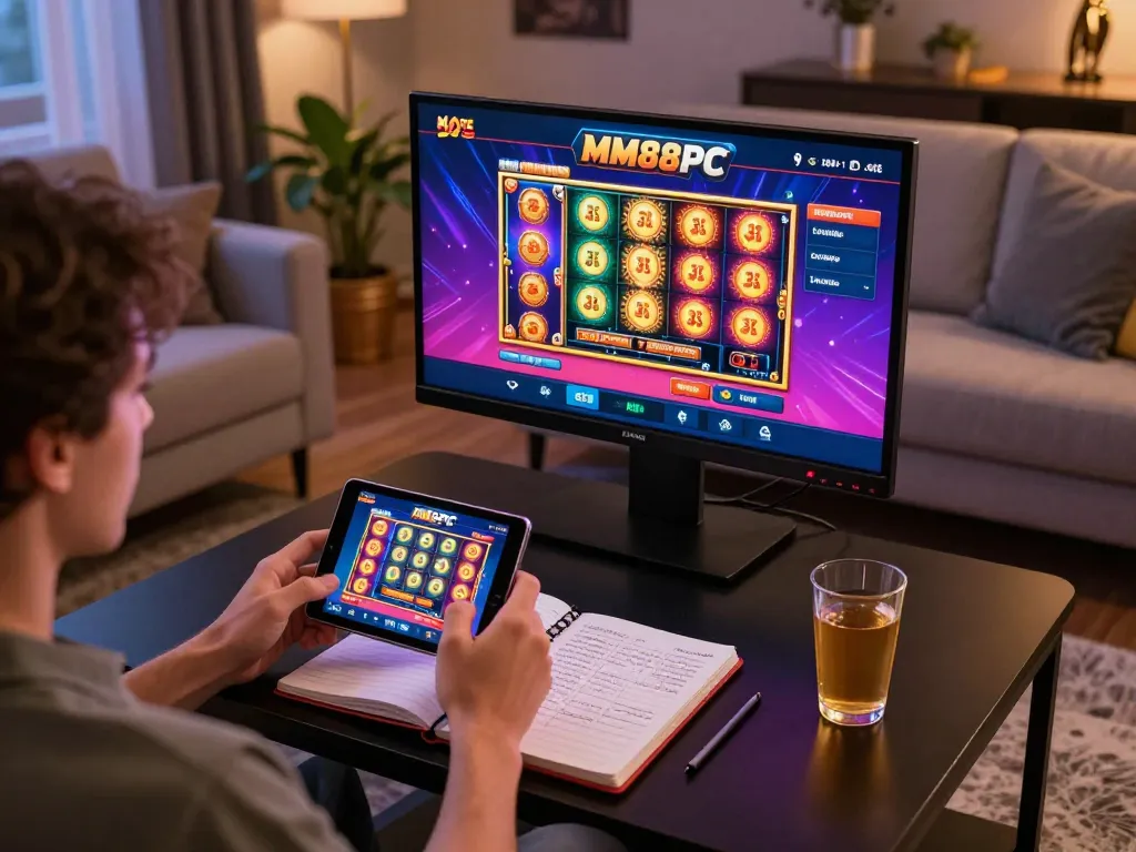 Engaging with mm88pc casino app on mobile for vibrant online gaming experience.