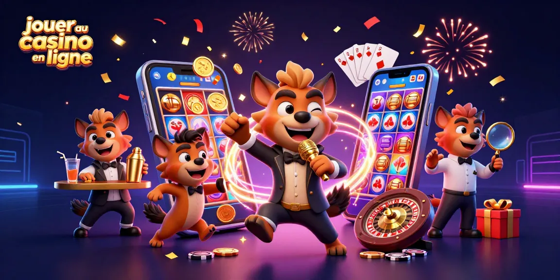 Jouez au casino en ligne avec des hyènes animées dans une scène dynamique de club comique.
