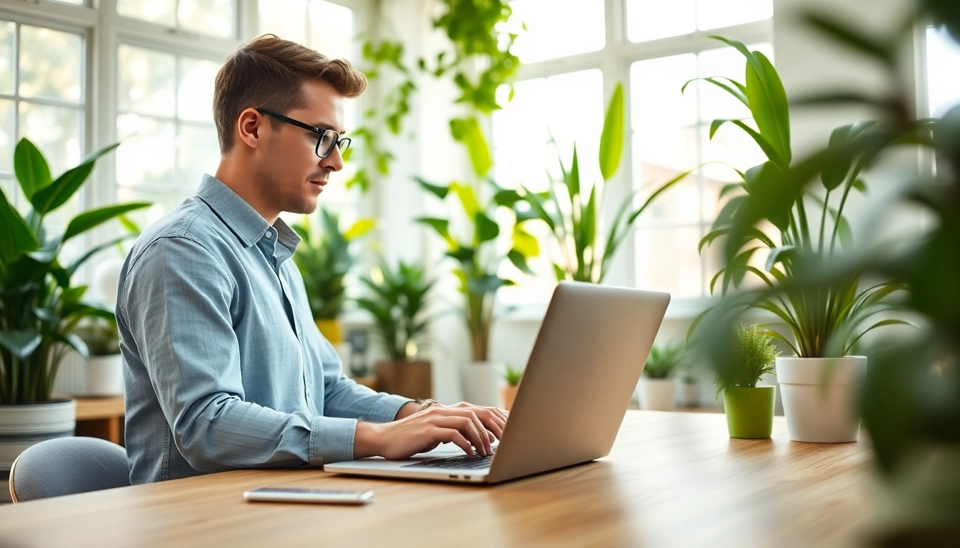Creating a stunning website design in an inspiring office space highlighting Hereford Web Design.