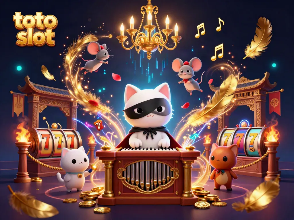 Spin the reels with the thrilling toto slot experience featuring whimsical casino characters.
