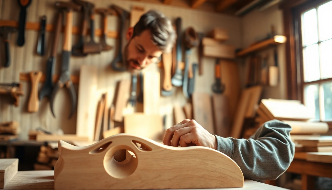 Hands-on carpentry apprenticeship showcasing a craftsman immersed in woodwork tasks.