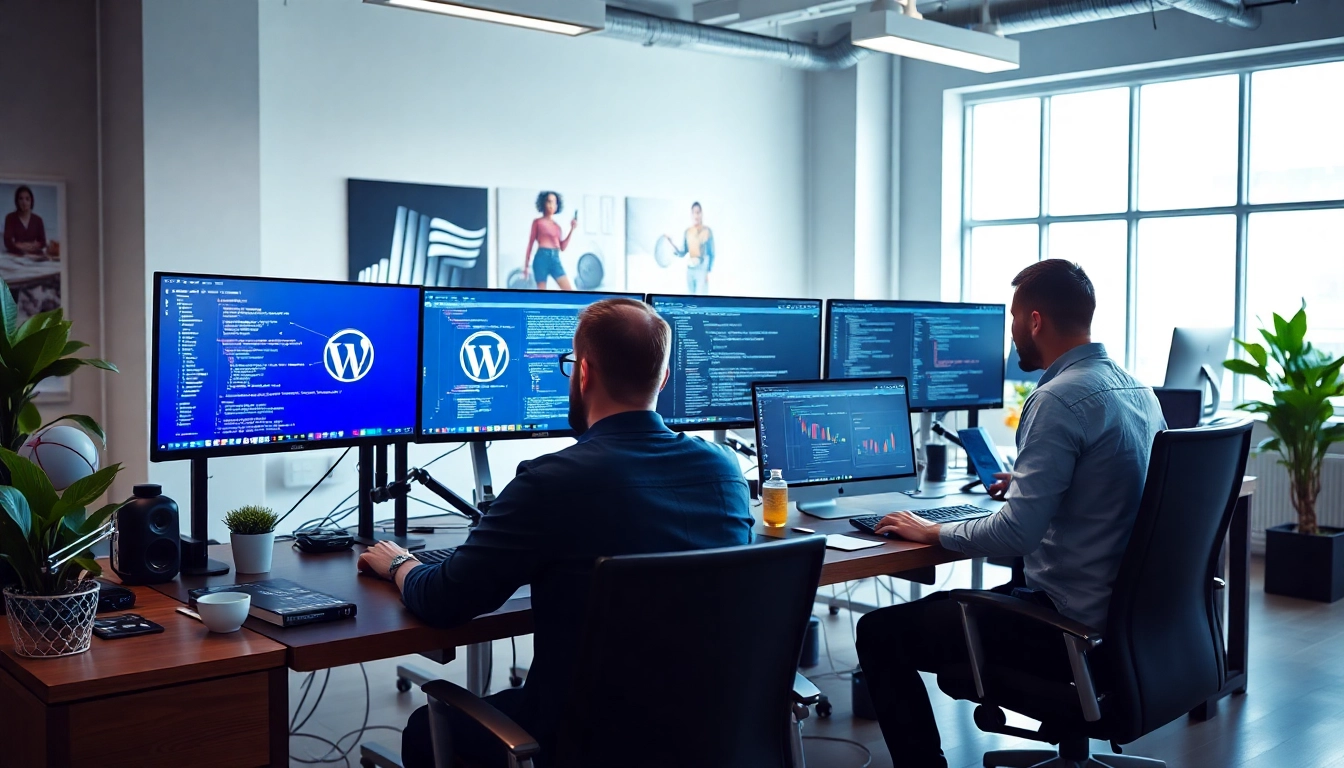 Wordpress Agentur erstellt ansprechende Designs für Kundenprojekte im Team.