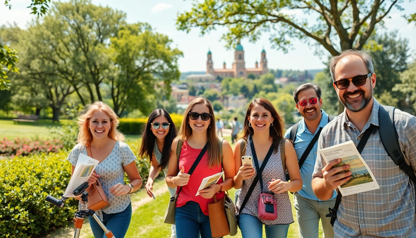 Experience Clarksburg tours with local guides among verdant parks and happy tourists!