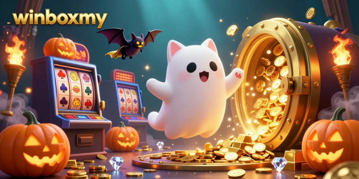 Experience thrilling gaming moments at winboxmy with vibrant casino elements and enchanting characters.