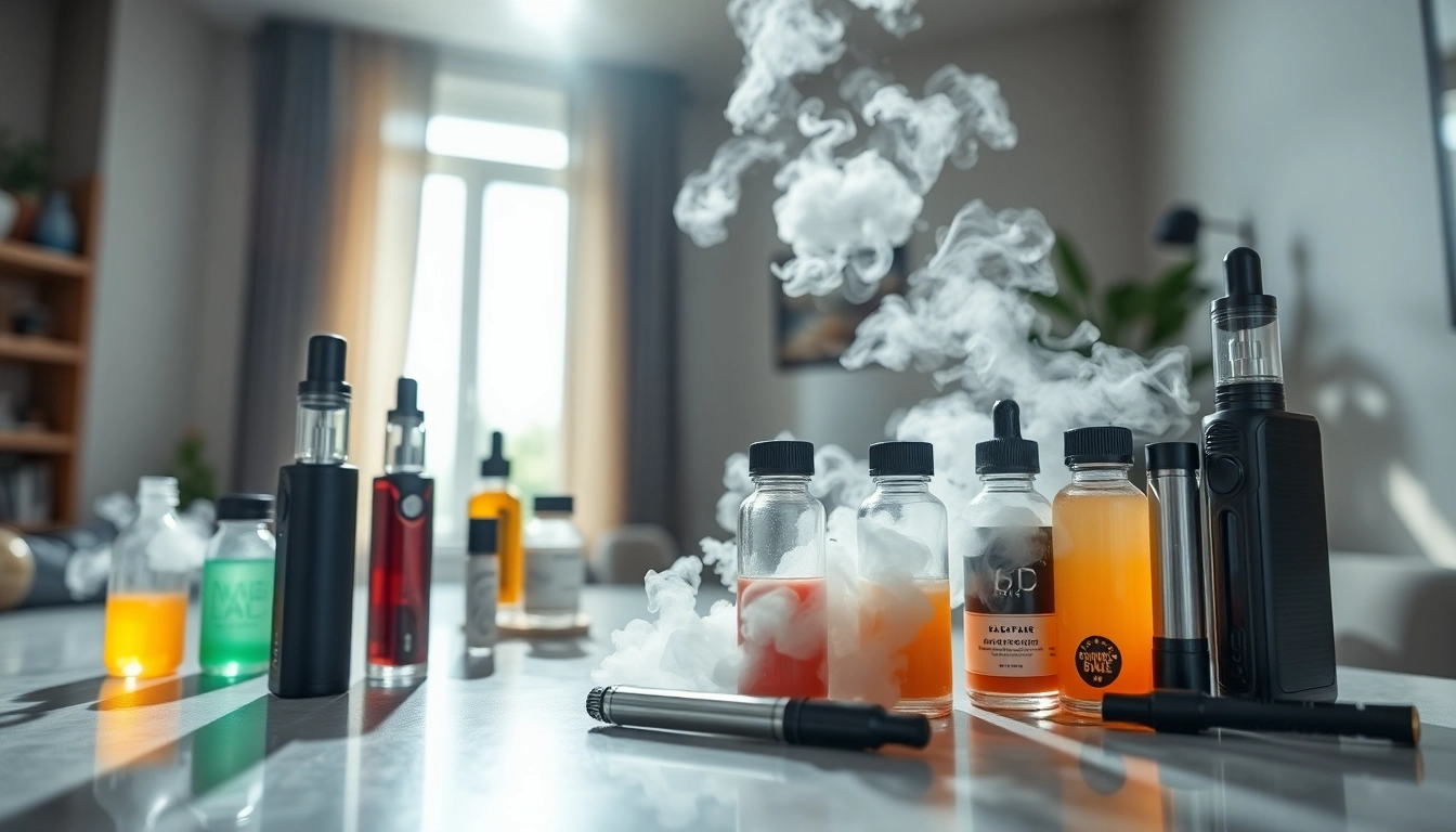 Showcasing the range of premium offerings at Vape Juice Depot, including vape juices and devices.