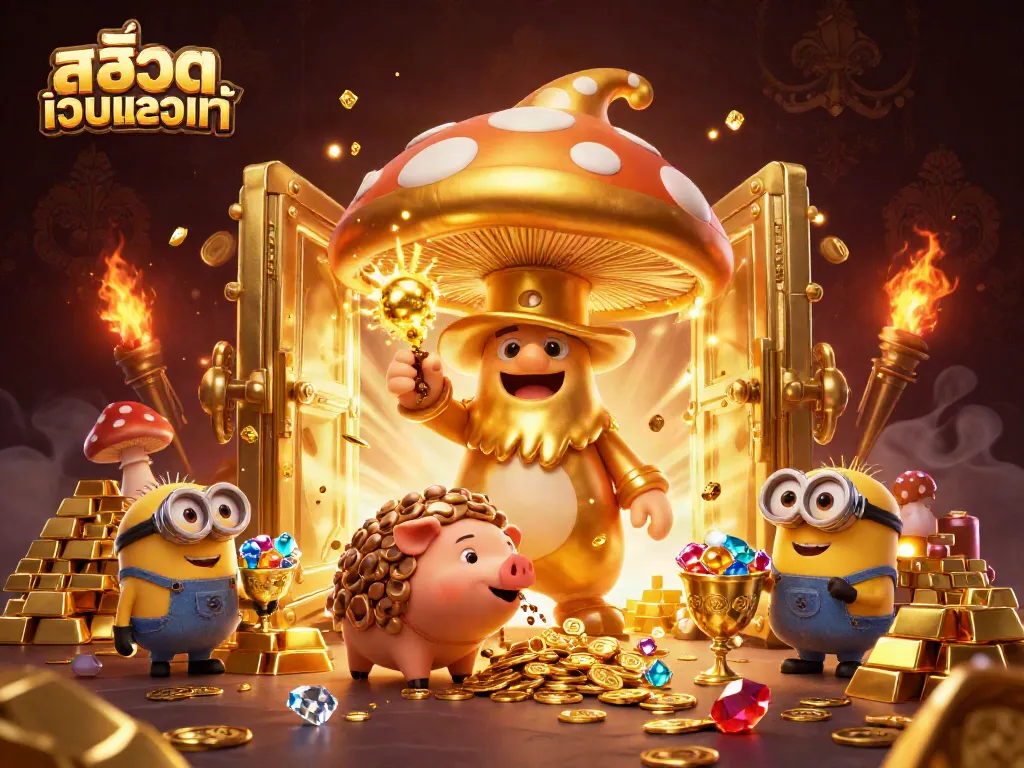 เล่นเกมใน สล็อตเว็บตรงแท้ ลุ้นรับรางวัลใหญ่ไปกับเวทมนตร์ของเห็ดทองคำ