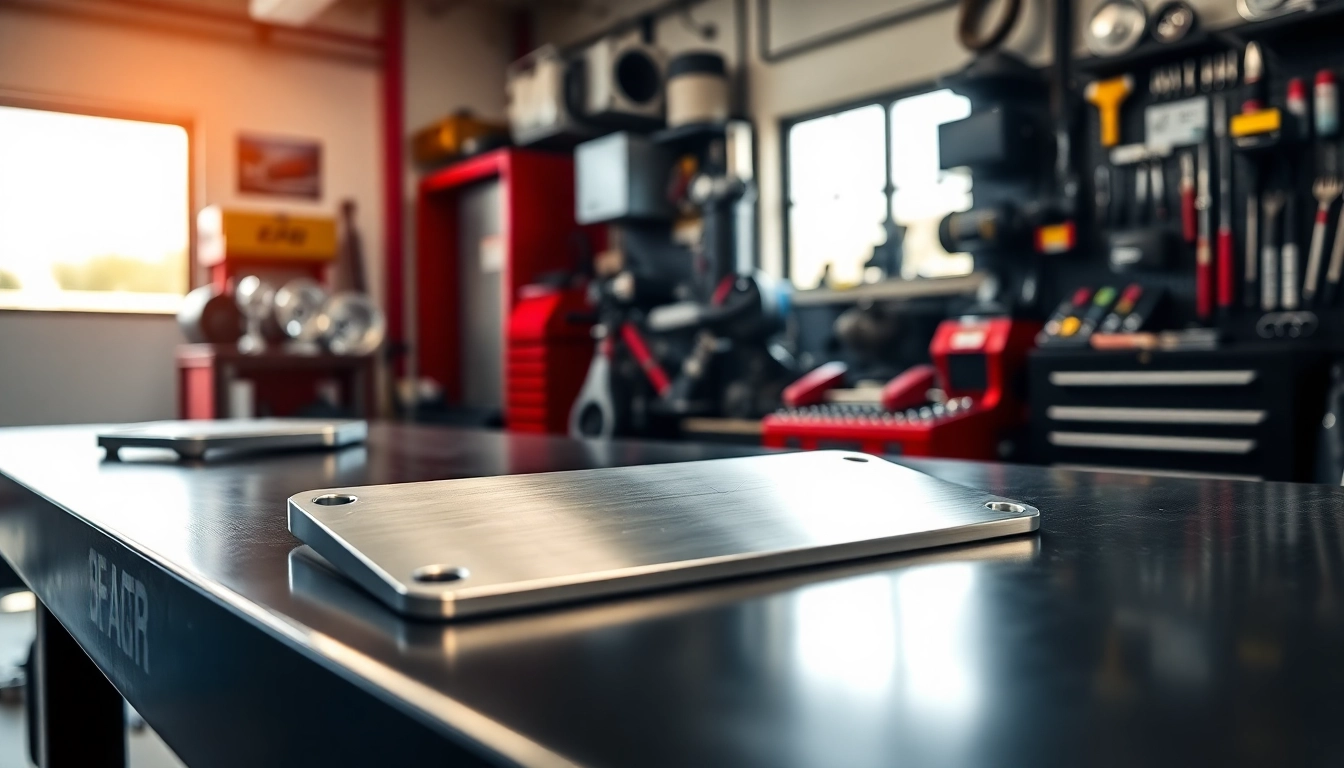 Showcasing B58 Intake Block-Off Plate with tool arrangement for automotive enthusiasts.