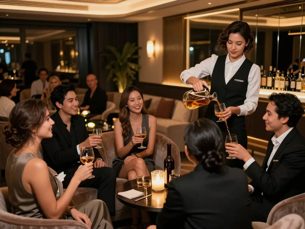 Experience 강남쩜오 nightlife with elegant rooms and exquisite service