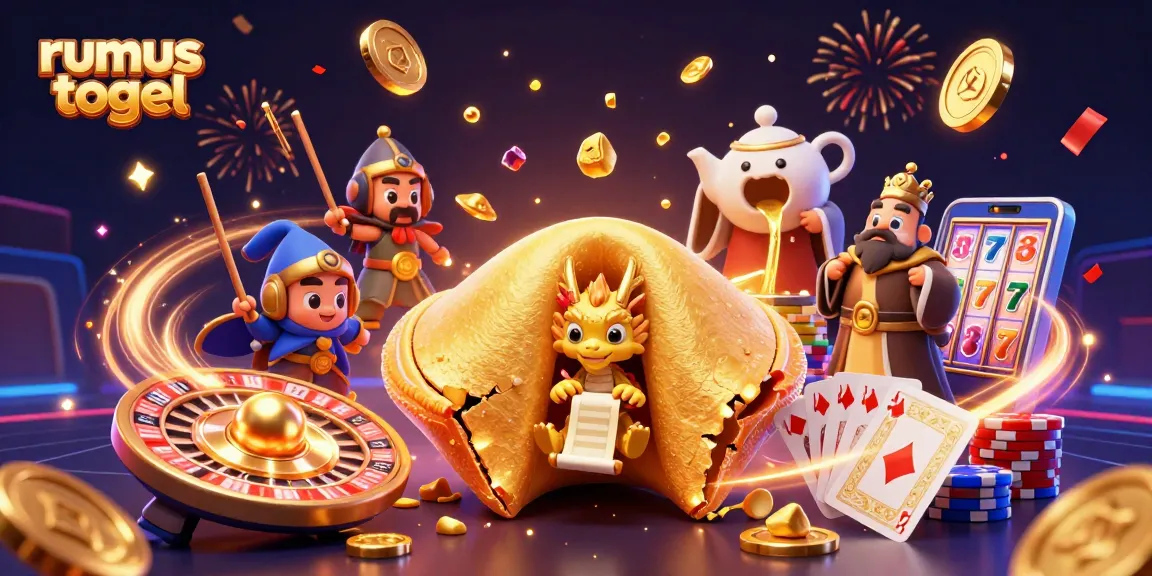Experience winning strategies with rumus togel in a vibrant casino-themed 3D illustration.