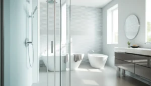 Erleben Sie die elegante sonni Duschkabine in einem modernen Badezimmer-Design.