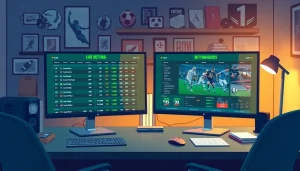 Engage in the excitement of the best sports betting sites Mexico with a modern sports betting setup.