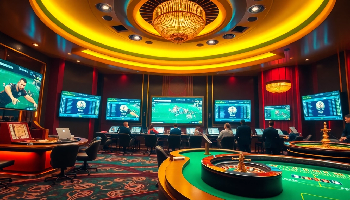 Experience thrilling ta88 bóng đá sports betting in a luxurious casino atmosphere.