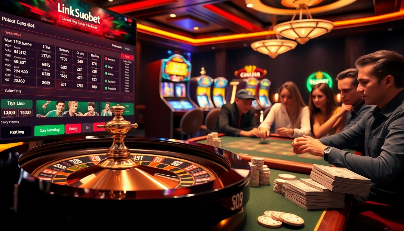 Experience the excitement of link alternatif sbobet with vibrant casino visuals and engaging gameplay.