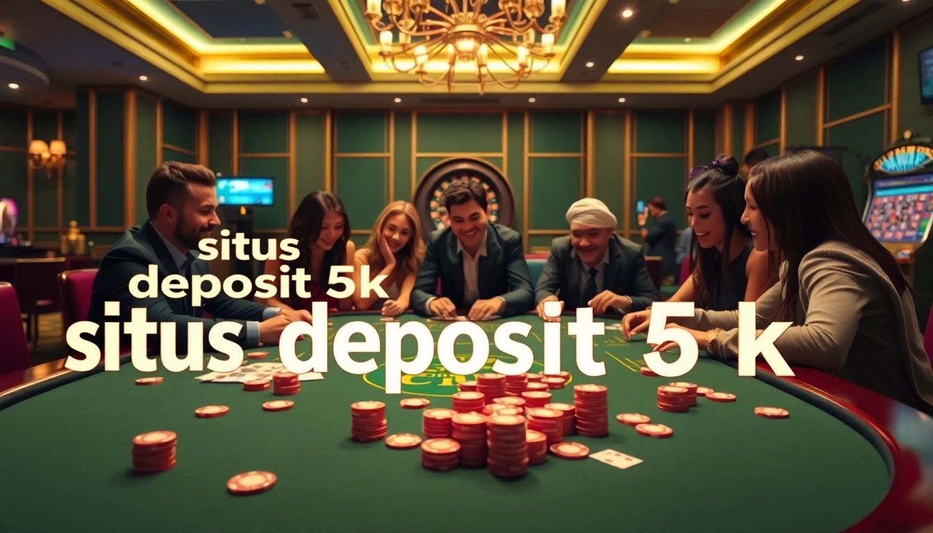 Experience thrilling games at situs deposit 5k casino tables with vibrant ambiance and top-notch players.