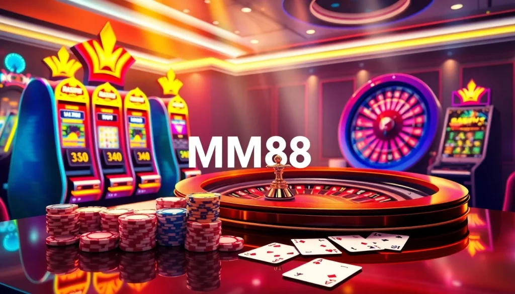 Experience the thrills of MM88 online casino with vibrant slot machines and exciting games
