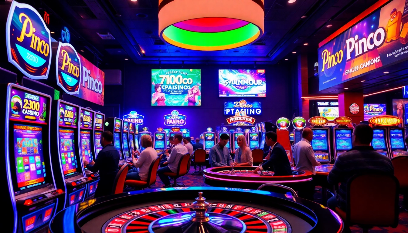 Pinco Casino merc reyi ilə dolu, enerjili gaming mühiti təqdim edir.