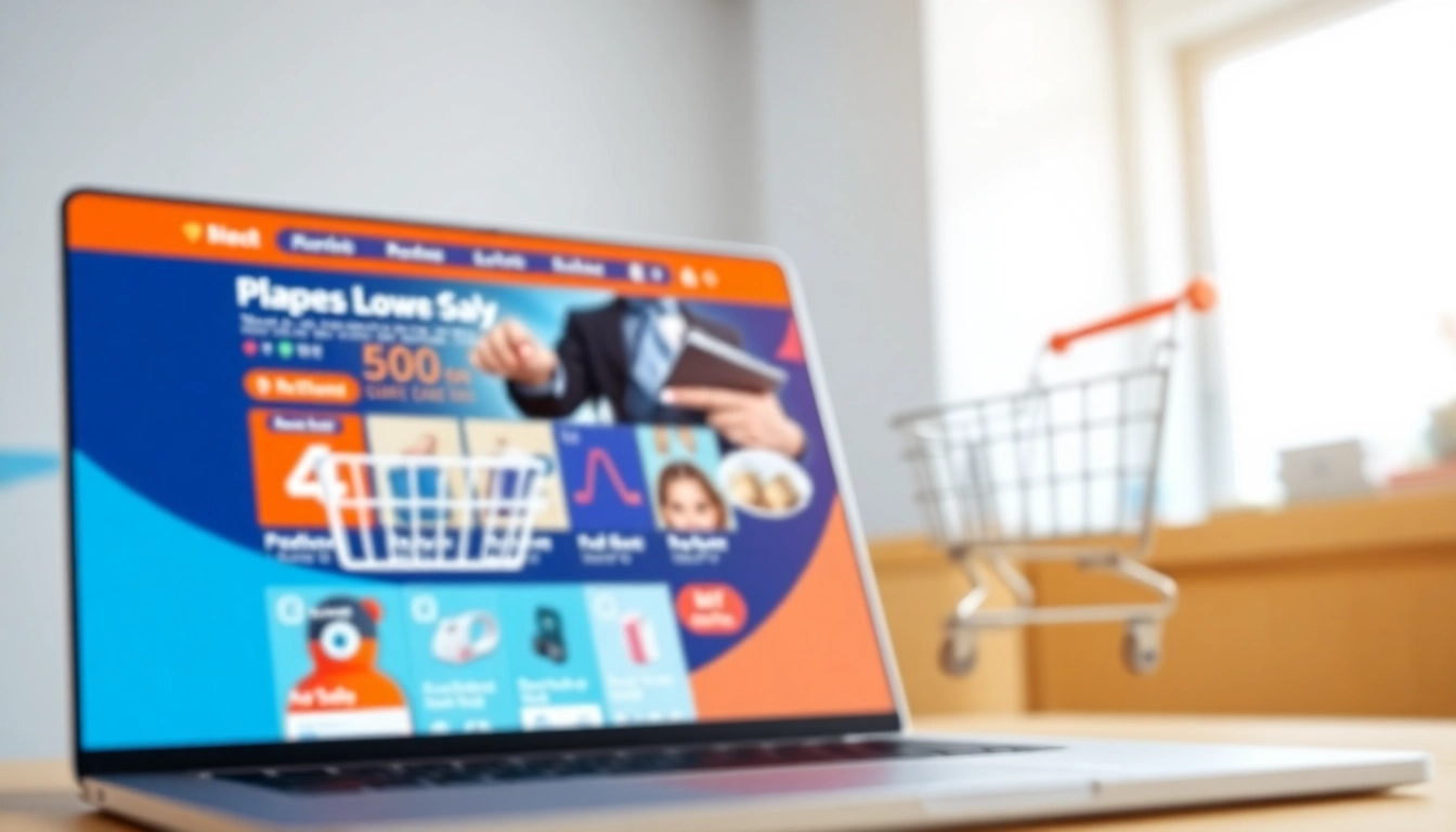 Explore the vibrant e-commerce interface of https://buyingst.com featuring various products and user-friendly design.