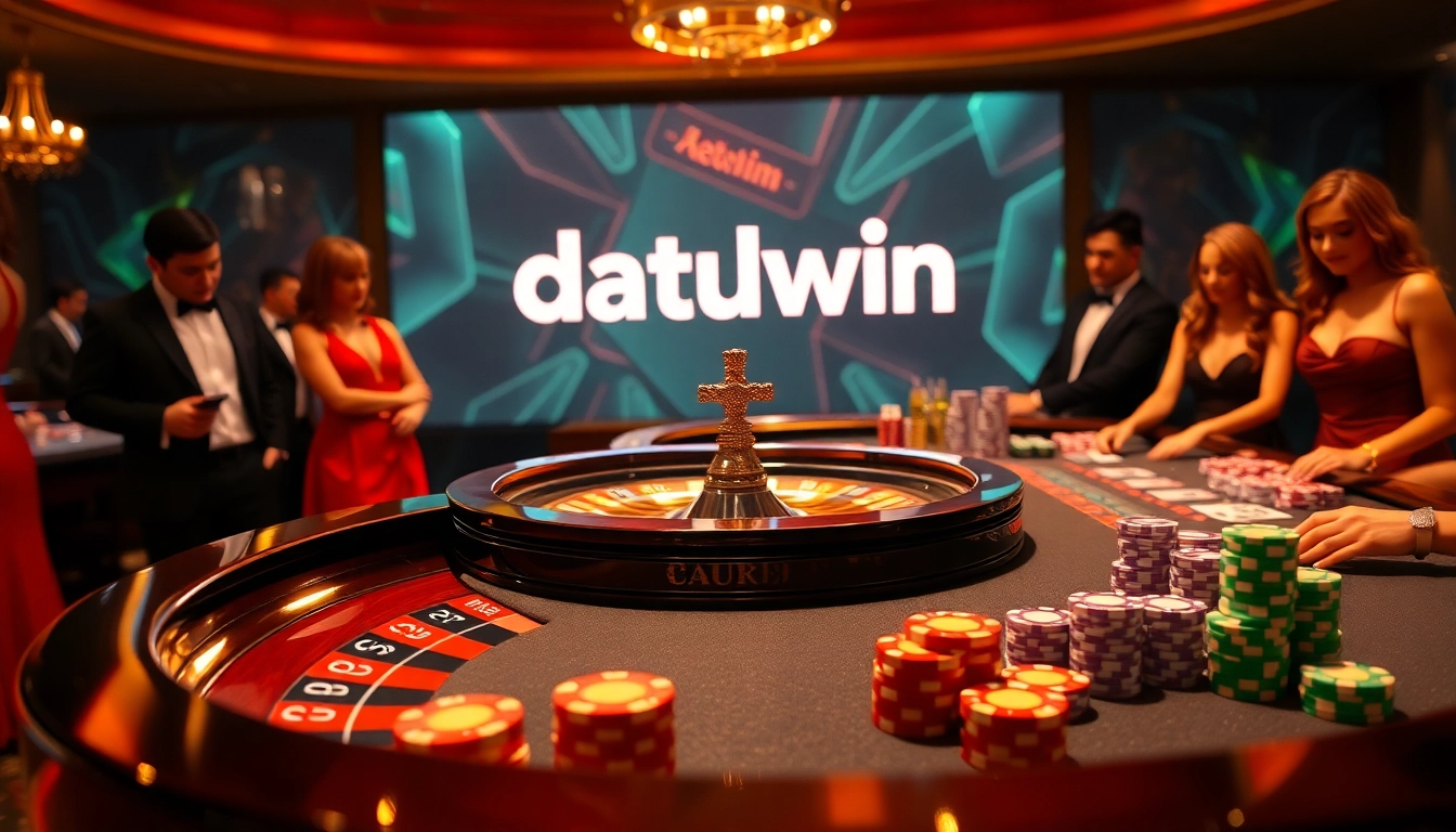 Rasakan sensasi taruhan tingkat tinggi di kasino Datukwin dengan meja roulette dan poker.