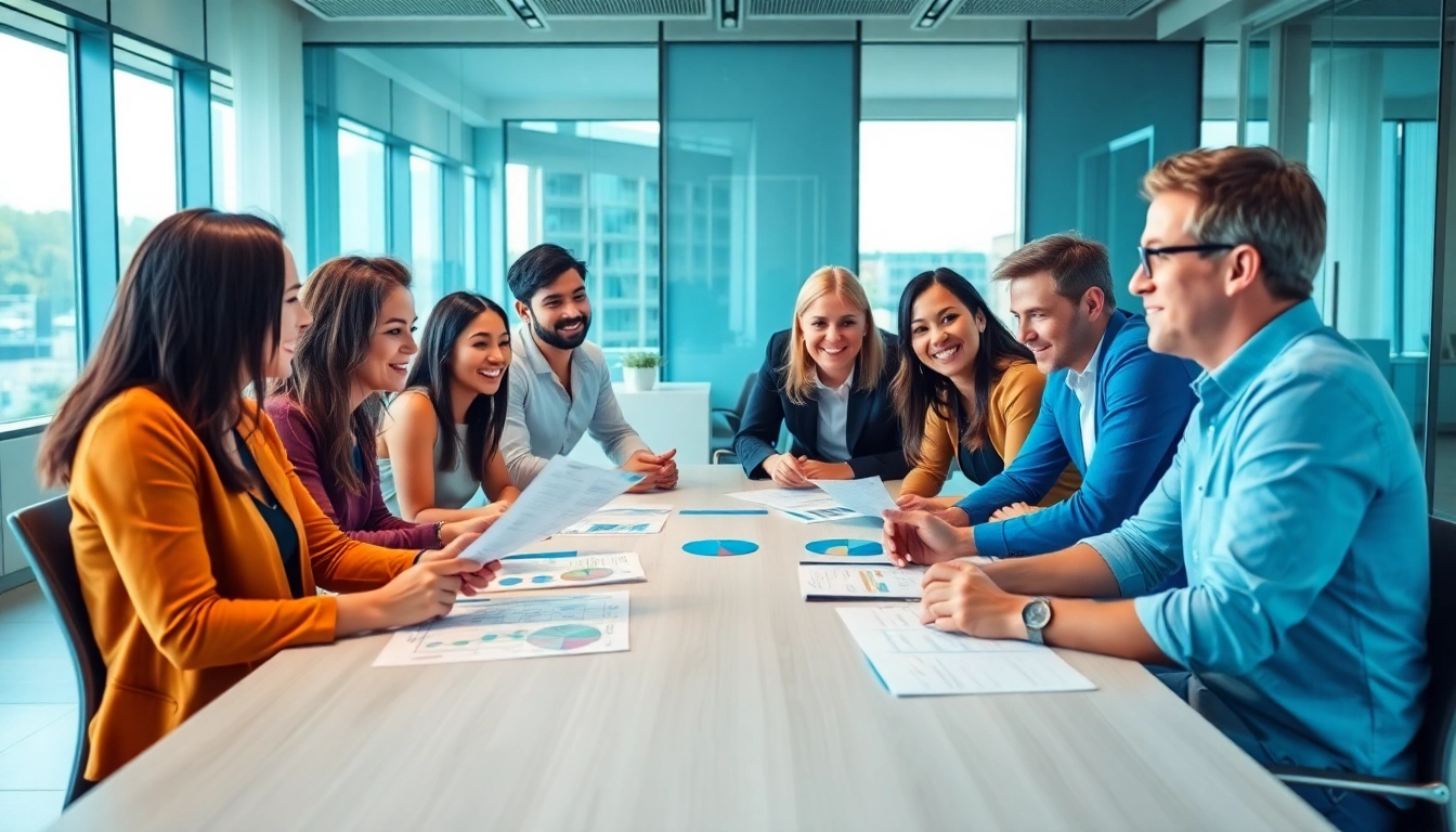Team discussing Strategy Capture Management strategies in a collaborative office setting.