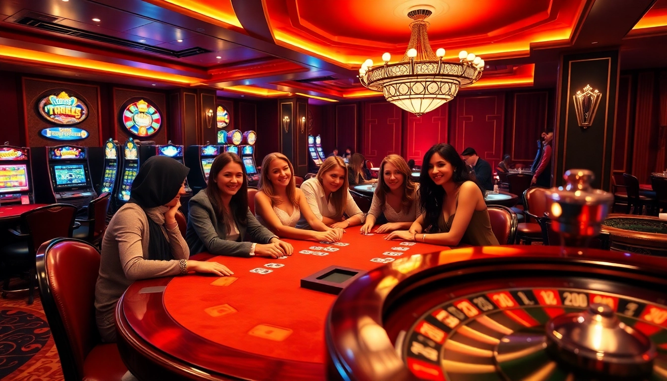 Découvrez l'excitation du meilleur casino en ligne avec des tables vibrantes et des joueurs enthousiastes.