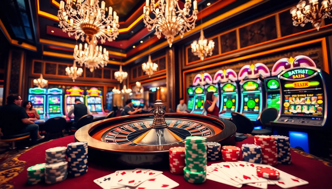 Engaging players enjoying the excitement of 8kbet at a luxurious casino table.