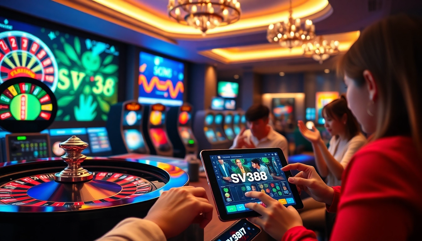 Engage with the dynamic online gambling scene as players log in to đăng nhập sv388 for a thrilling experience.