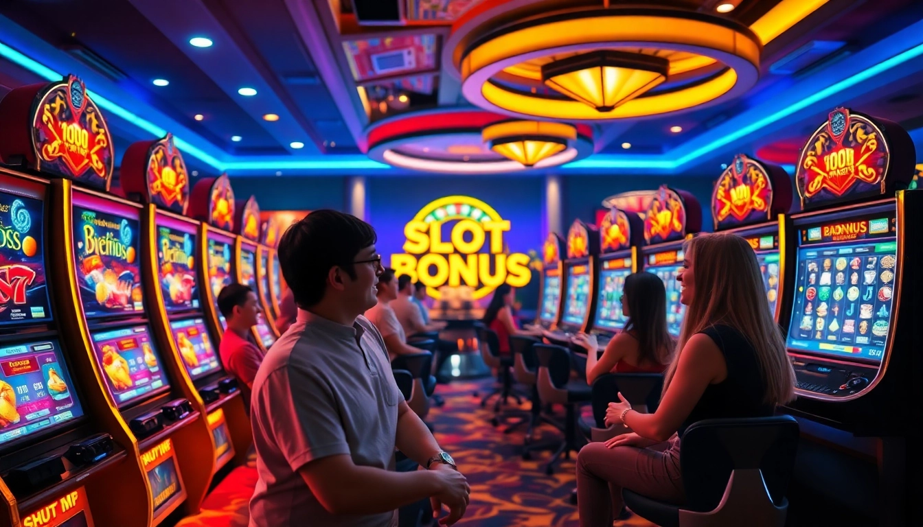 Rasakan sensasi kemenangan di mesin slot, menyoroti penawaran promo bonus slot untuk member baru.