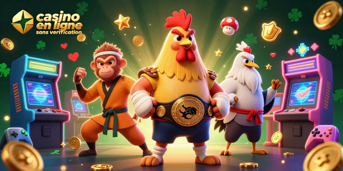 Découvrez les meilleurs jeux dans ce casino en ligne sans vérification, avec un décor animé et coloré.