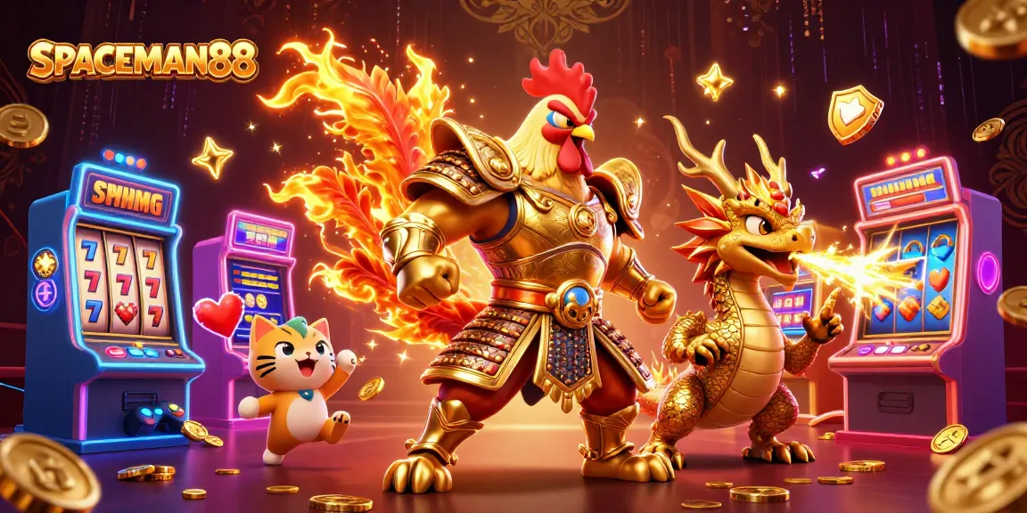 Engage in thrilling slot games with SPACEMAN88 featuring vibrant characters and dynamic game elements.