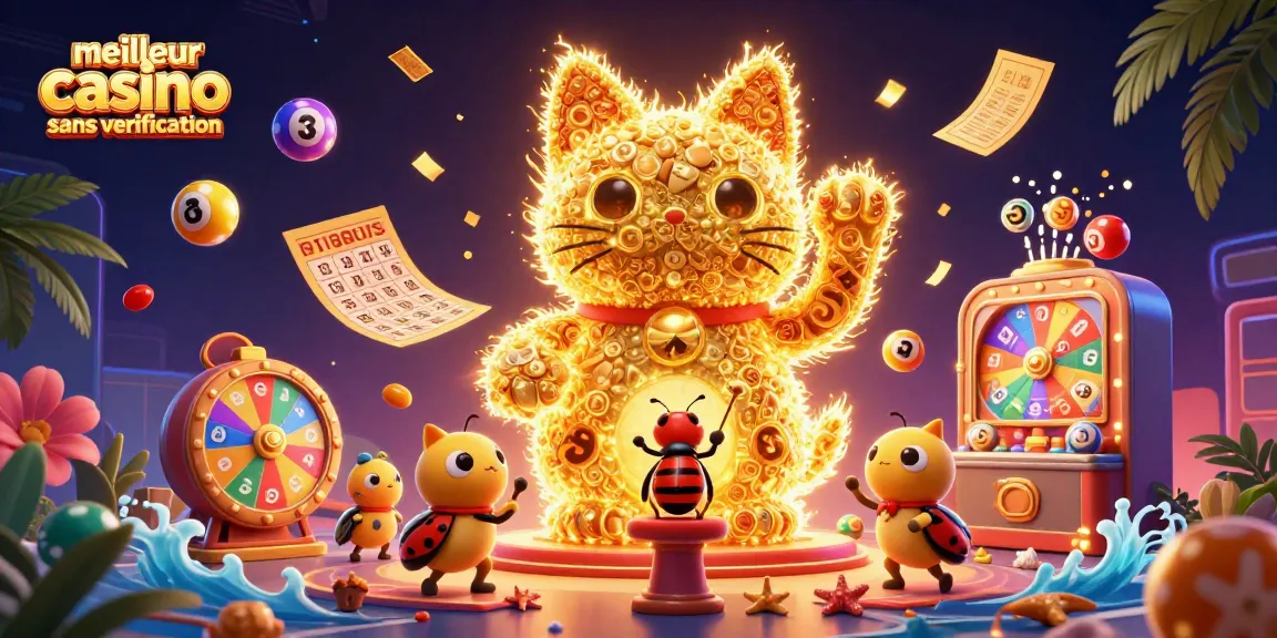 Découvrez le meilleur casino sans vérification à travers une illustration captivante de jeux et de surprises inspirants.