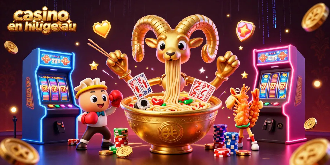 Illustration graphique d’un nouveau casino en ligne, avec une ambiance dynamique et amicale de jeux d’argent.